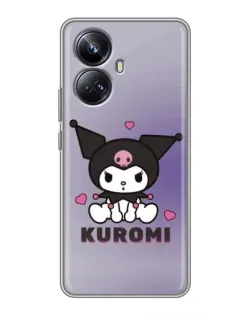 Чехол для Realme 10 Pro Plus с картинкой «Kuromi — фиолетовый арт» Чехол для Realme 10 Pro Plus с картинкой «Kuromi — фиолетовый арт»