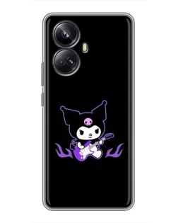 Чехол для Realme 10 Pro Plus с картинкой «Электрическая Kuromi» Чехол для Realme 10 Pro Plus с картинкой «Электрическая Kuromi»