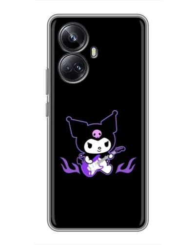 Чехол для Realme 10 Pro Plus с картинкой «Электрическая Kuromi»