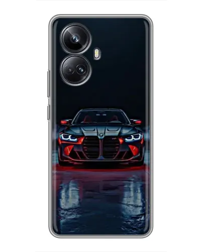 Чехол для Realme 10 Pro Plus с картинкой «BMW на мокрой дороге» Чехол для Realme 10 Pro Plus с картинкой «BMW на мокрой дороге»