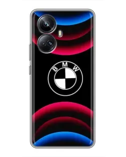 Чохол для Realme 10 Pro Plus з картинкою «Логотип BMW та неонові дуги» Чохол для Realme 10 Pro Plus з картинкою «Логотип BMW та неонові дуги»