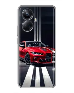 Чохол для Realme 10 Pro Plus з картинкою «Червона BMW на дорозі» Чохол для Realme 10 Pro Plus з картинкою «Червона BMW на дорозі»