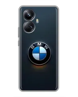 Чохол для Realme 10 Pro Plus з картинкою «Логотип BMW — мінімалізм» Чохол для Realme 10 Pro Plus з картинкою «Логотип BMW — мінімалізм»