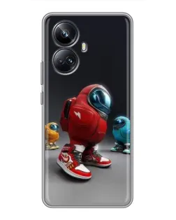 Чехол для Realme 10 Pro Plus с картинкой «Among Us — 3D стиль» Чехол для Realme 10 Pro Plus с картинкой «Among Us — 3D стиль»