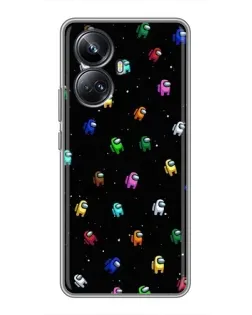Чехол для Realme 10 Pro Plus с картинкой «Экипаж Among Us» Чехол для Realme 10 Pro Plus с картинкой «Экипаж Among Us»
