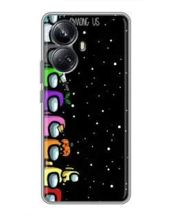 Чехол для Realme 10 Pro Plus с картинкой «Команда Among Us» Чехол для Realme 10 Pro Plus с картинкой «Команда Among Us»
