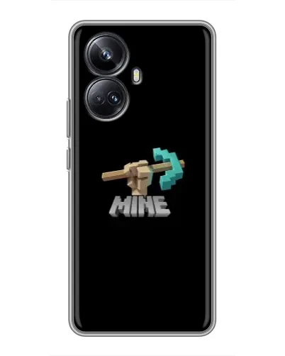Чехол для Realme 10 Pro Plus с картинкой «Алмазная кирка»