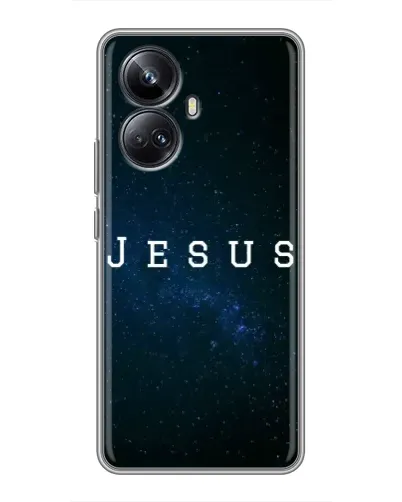Чехол для Realme 10 Pro Plus с картинкой «Звездное небо Jesus»