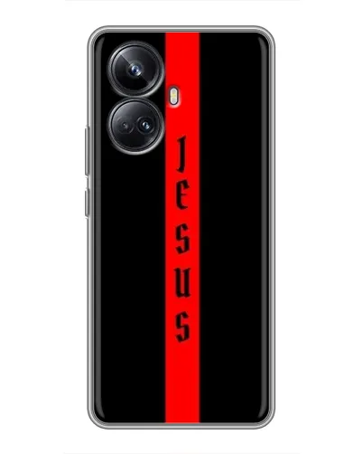 Чехол для Realme 10 Pro Plus с картинкой «Красная линия веры»