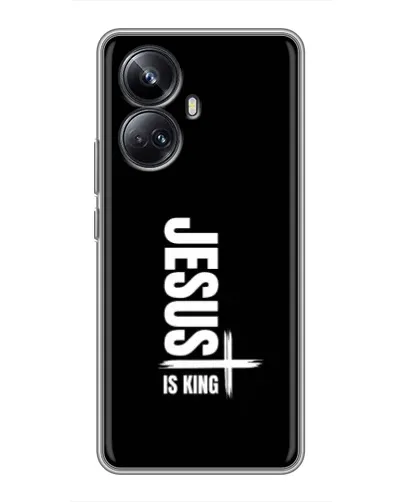 Чехол для Realme 10 Pro Plus с картинкой «Вертикаль веры Jesus»