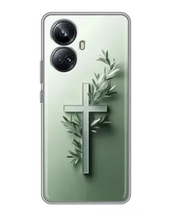 Чехол для Realme 10 Pro Plus с картинкой «Оливковая ветвь» Чехол для Realme 10 Pro Plus с картинкой «Оливковая ветвь»