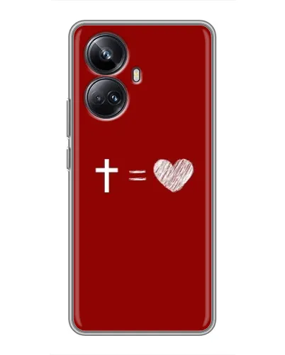 Чехол для Realme 10 Pro Plus с картинкой «Уравнение любви» Чехол для Realme 10 Pro Plus с картинкой «Уравнение любви»