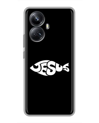 Чехол для Realme 10 Pro Plus с картинкой «Рыба Jesus» Чехол для Realme 10 Pro Plus с картинкой «Рыба Jesus»