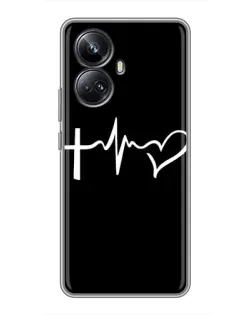 Чехол для Realme 10 Pro Plus с картинкой «Пульс веры» Чехол для Realme 10 Pro Plus с картинкой «Пульс веры»