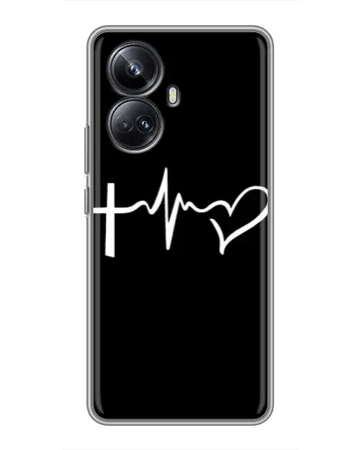 Чехол для Realme 10 Pro Plus с картинкой «Пульс веры» Чехол для Realme 10 Pro Plus с картинкой «Пульс веры»