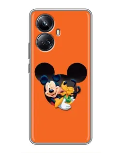 Чехол для Realme 10 Pro Plus с картинкой «Сердце Микки Минни»