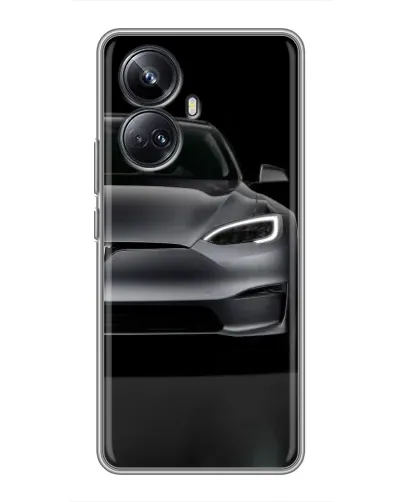 Чехол для Realme 10 Pro Plus с картинкой «Tesla Model S Look»