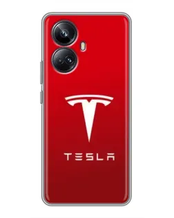 Чехол для Realme 10 Pro Plus с картинкой «Tesla Red Classic»