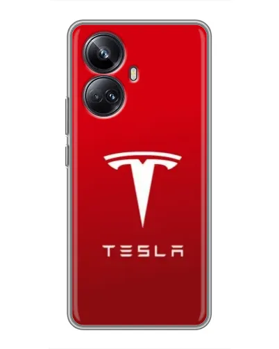 Чехол для Realme 10 Pro Plus с картинкой «Tesla Red Classic»