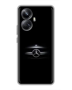 Чехол для Realme 10 Pro Plus с картинкой «Mercedes — абстрактные линии»