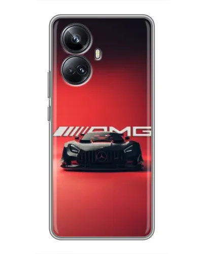 Чехол для Realme 10 Pro Plus с картинкой «Mercedes AMG — красная линия» Чехол для Realme 10 Pro Plus с картинкой «Mercedes AMG — красная линия»
