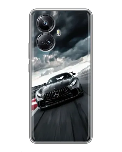 Чехол для Realme 10 Pro Plus с картинкой «Гоночный Mercedes AMG» Чехол для Realme 10 Pro Plus с картинкой «Гоночный Mercedes AMG»