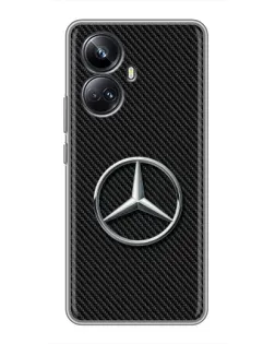 Чехол для Realme 10 Pro Plus с картинкой «Карбоновый Mercedes стиль» Чехол для Realme 10 Pro Plus с картинкой «Карбоновый Mercedes стиль»