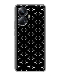 Чехол для Realme 10 Pro Plus с картинкой «Mercedes паттерн звезд» Чехол для Realme 10 Pro Plus с картинкой «Mercedes паттерн звезд»