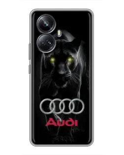 Чохол для Realme 10 Pro Plus з картинкою «Пантера та Audi» Чохол для Realme 10 Pro Plus з картинкою «Пантера та Audi»