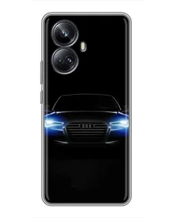 Чохол для Realme 10 Pro Plus з картинкою «Audi в неоні» Чохол для Realme 10 Pro Plus з картинкою «Audi в неоні»