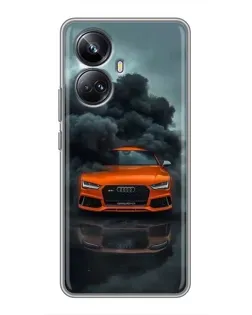 Чохол для Realme 10 Pro Plus з картинкою «Audi у хмарах диму» Чохол для Realme 10 Pro Plus з картинкою «Audi у хмарах диму»
