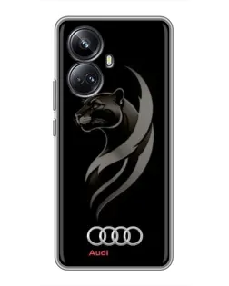 Чохол для Realme 10 Pro Plus з картинкою «Графіка — пантера та Audi» Чохол для Realme 10 Pro Plus з картинкою «Графіка — пантера та Audi»