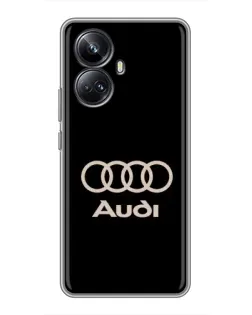 Чохол для Realme 10 Pro Plus з картинкою «Audi — золотий логотип» Чохол для Realme 10 Pro Plus з картинкою «Audi — золотий логотип»