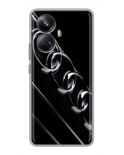 Чохол для Realme 10 Pro Plus з картинкою «Audi — абстрактні кільця» Чохол для Realme 10 Pro Plus з картинкою «Audi — абстрактні кільця»