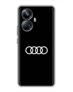 Чохол для Realme 10 Pro Plus з картинкою «Audi White Logo» Чохол для Realme 10 Pro Plus з картинкою «Audi White Logo»