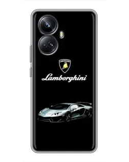 Чехол для Realme 10 Pro Plus с картинкой «Логотип Lamborghini классика» Чехол для Realme 10 Pro Plus с картинкой «Логотип Lamborghini классика»