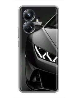 Чехол для Realme 10 Pro Plus с картинкой «Lamborghini фары детализация» Чехол для Realme 10 Pro Plus с картинкой «Lamborghini фары детализация»
