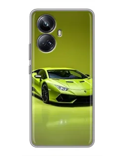 Чехол для Realme 10 Pro Plus с картинкой «Салатовый Lamborghini Huracan» Чехол для Realme 10 Pro Plus с картинкой «Салатовый Lamborghini Huracan»