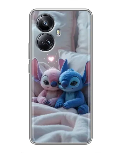 Чехол для Realme 10 Pro Plus с картинкой «Плюшевые Стич Ангел» Чехол для Realme 10 Pro Plus с картинкой «Плюшевые Стич Ангел»