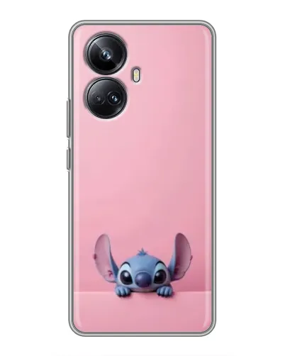 Чехол для Realme 10 Pro Plus с картинкой «Stitch выглядывает» Чехол для Realme 10 Pro Plus с картинкой «Stitch выглядывает»