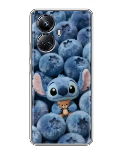 Чехол для Realme 10 Pro Plus с картинкой «Стич и голубика» Чехол для Realme 10 Pro Plus с картинкой «Стич и голубика»
