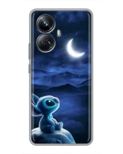 Чехол для Realme 10 Pro Plus с картинкой «Лунная ночь Стича»