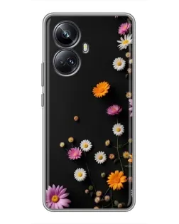 Чехол для Realme 10 Pro Plus с картинкой «Цветочная композиция»
