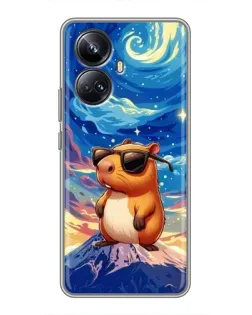 Чехол для Realme 10 Pro Plus с картинкой «Капибара Ван Гога» Чехол для Realme 10 Pro Plus с картинкой «Капибара Ван Гога»