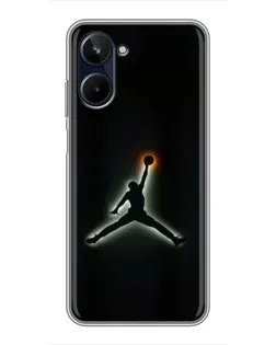 Чохол для Realme 10 з картинкою «Jordan Gradient Logo»
