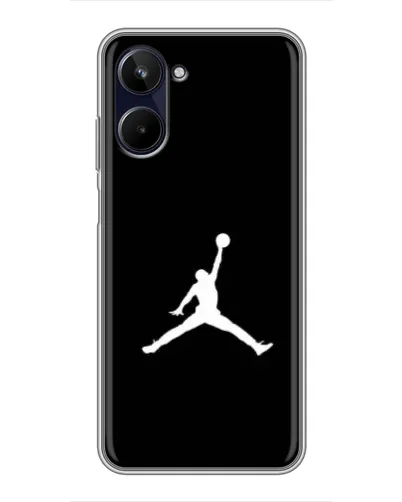 Чехол для Realme 10 с картинкой «Jordan Silhouette»