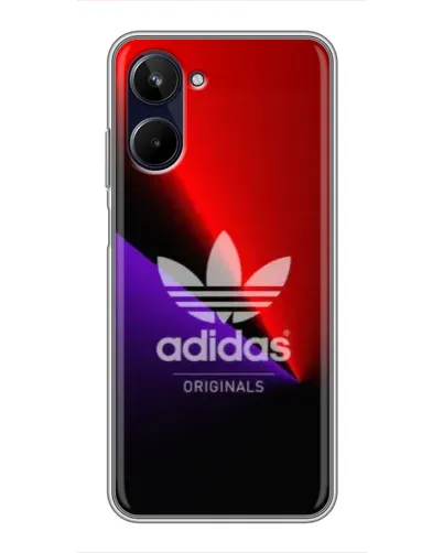 Чохол для Realme 10 з картинкою «Adidas Red Neon»