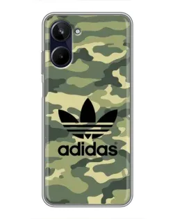 Чохол для Realme 10 з картинкою «Мілітарі стиль Adidas» Чохол для Realme 10 з картинкою «Мілітарі стиль Adidas»