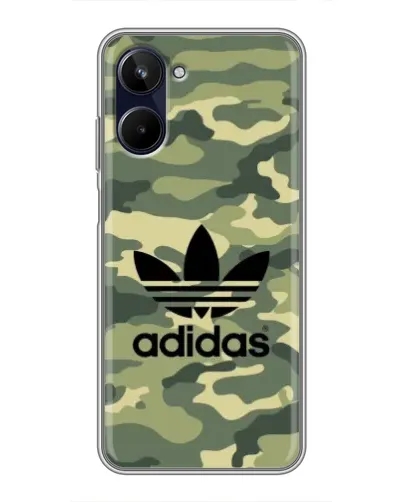 Чохол для Realme 10 з картинкою «Мілітарі стиль Adidas»
