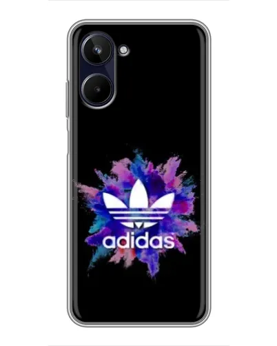 Чохол для Realme 10 з картинкою «Вибух фарб Adidas»